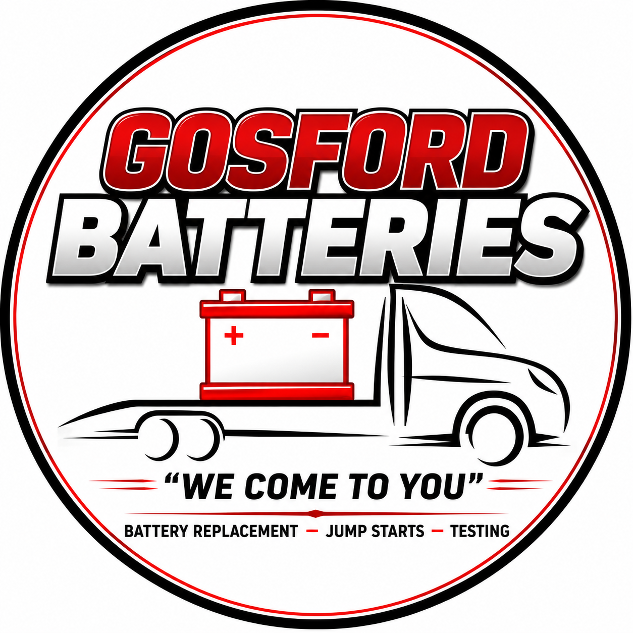 Gosford Batteries logo